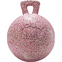 Horsemen's Pride Tug-N-Toss Red White Peppermint Scented Jolly Ball Horse Toy