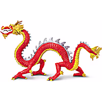 Safari Ltd Horned Chinese Dragon Toy Figure