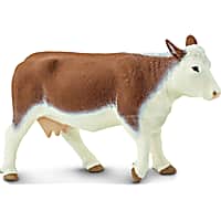Safari Ltd Hereford Cow Toy Figure
