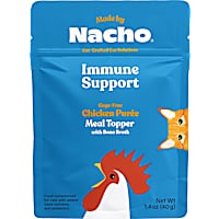 Made by Nacho Immune Support Cage-Free Chicken Puree Cat Food Topper with Bone Broth