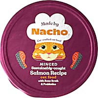 Made by Nacho Cage-Free Minced Salmon Recipe with Bone Broth Wet Cat Food