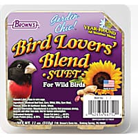 Brown's Garden Chic! Bird Lover's Blend Suet Cake