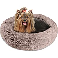 Pet Napper Blush Donut Dog Bed