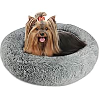 Pet Napper Charcoal Donut Dog Bed