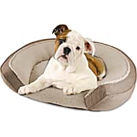 Canine Creations Beige Step In Dog Bed