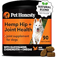 Pet Honesty Hemp Hip + Joint Health Soft Duck Chews for Dogs