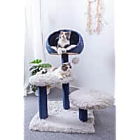 PetPals Group Galaxy 4-Level Blue Cat Tree
