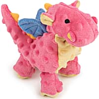 goDog Coral Dragons Soft Plush Chew Guard Dog Toy
