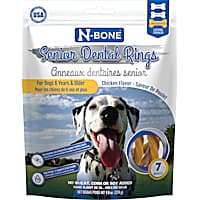 N-Bone Senior Dental Rings Chicken Flavor Dog Treat