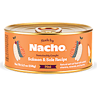 Made by Nacho Sustainably Caught Salmon & Sole Pate Recipe with Bone Broth Wet Cat Food