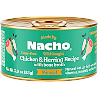Made by Nacho Cage-Free, Sustainably-Caught Minced Chicken & Herring Recipe with Bone Broth Wet Cat Food