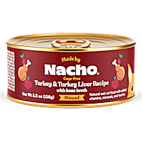 Made by Nacho Cage-Free Minced Turkey & Turkey Liver Recipe with Bone Broth Wet Cat Food