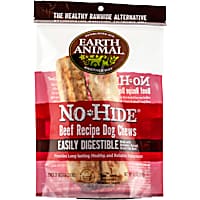 Earth Animal No-Hide Rolls Beef Recipe Medium Natural Long-Lasting Rawhide Alternative Dog Chew