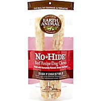 Earth Animal No-Hide Rolls Beef Recipe Large Natural Long-Lasting Rawhide Alternative Dog Chew