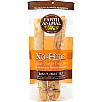Earth Animal No-Hide Rolls Chicken Recipe Large Natural Long-Lasting Rawhide Alternative Dog Chews