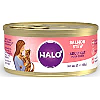 Halo Grain Free Salmon Recipe in Broth Adult Wet Cat Food