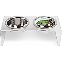GF Pet Acrylic Double Feeder for Dogs