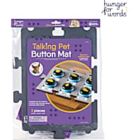 Hunger For Words Talking Pet Button Mat for Dogs