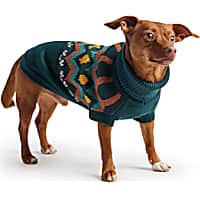 GF Pet Teal Heritage Dog Sweater