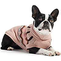 GF Pet Pink Heritage Dog Sweater