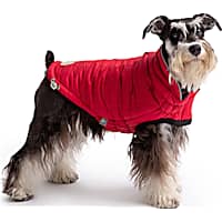 GF Pet Red Reversible Elasto-Fit Chalet Dog Jacket