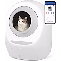 Casa Leo Leo's Loo Too Gray Covered Automatic Self-Cleaning Cat Litter Box