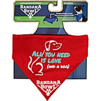 Pet Product Innovations Red Bandana Bowl for Dogs