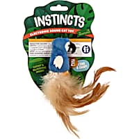 SmartyKat Instincts Chatty Chirp HappyNip Silvervine & Catnip Plush Bird Electronic Sound Cat Toy