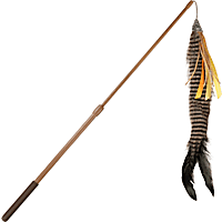Aigou Cat Wand with Teaser Toys, Long Dangler Stick Fishing Rod