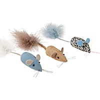 SmartyKat Instincts Catnip Caravan HappyNip Silvervine & Catnip Toss & Bat Plush Mice Cat Toys