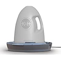 K&H Pet Products Grey Poultry Waterer Heated