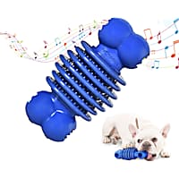 PetMedics iHome Durable Squeak & Sound Soothe Calming Chew Bone Dog Toy