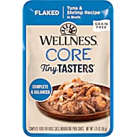 Wellness CORE Flaked Tuna & Shrimp in Sauce Tiny Tasters Wet Cat Food
