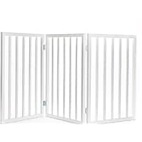 Primetime Petz Perfect Pup Freestanding White Pet Gate