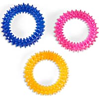 Leaps & Bounds Spiny Ring Assortment Dog Chew Toy