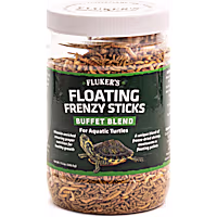 Fluker's Buffet Blend Floating Frenzy Sticks for Aquatic Turtles