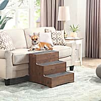 UniPaws Rustic Stairs for Small Dogs and Cats