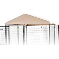 Lucky Dog Khaki Executive Canopy Dog Kennel Cover