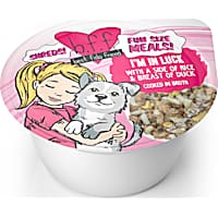 B.F.F. Dog Fun Size Meals! I'm in Luck with a side of Rice & Breast of Duck in Broth Wet Dog Food