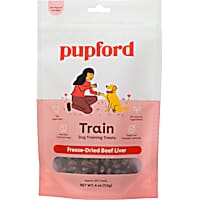 Pupford Simple Ingredient, Low Calorie Beef Liver Freeze Dried Dog Training Treat
