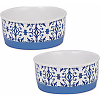 Bone Dry Portuguese Tile Pet Bowl