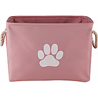Bone Dry Rose Rectangle Polyester Pet Bin Paw
