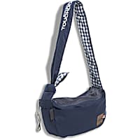 Touchdog Navy 'Toga-Bark' Over-The-Shoulder Hands-Free Pet Carrier