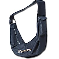 Touchdog Navy 'Paw-Ease' Over-The-Shoulder Travel Sling Pet Carrier