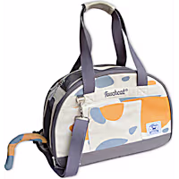 Touchcat White 'Tote-Tails' Designer Airline Approved Collapsible Cat Carrier