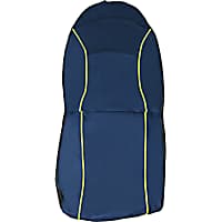 Pet Life Blue Open Road Mess-Free Single Seated Safety Car Seat Cover Protector for Dog, Cats, and Children