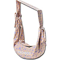 Touchdog Pink 'Paw-Ease' Over-The-Shoulder Travel Sling Pet Carrier