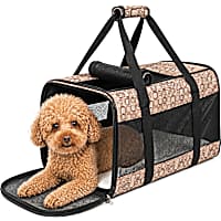 Pet Life Brown Airline Approved 'Flightmax' Collapsible Pet Carrier