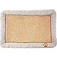 Pet Life Beige Nano-Silver Anti-Bacterial Neutral Carpentry Designer Dog Bed