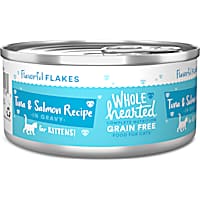 Wholehearted Grain Free Tuna & Salmon Recipe in Gravy Wet Food for Kittens